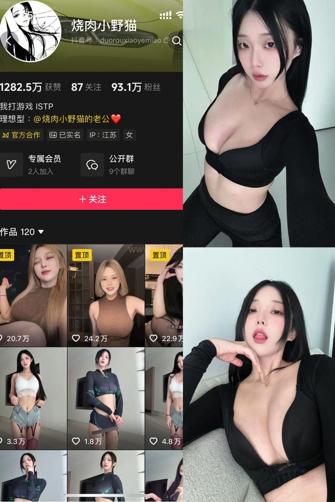 抖音 烧肉小野猫 秘语空间付费照片&视频 作品合集